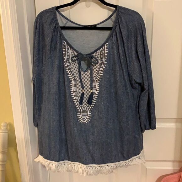 Size XL BoHo Blouse - Picture 1 of 7
